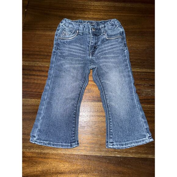 Levi's Levi Strauss & Co Jeans / Flare / Embroidered Stars / size 18 month EUC - Picture 1 of 7